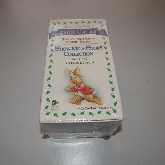 Beatrix Potter “Show-Me-A-Story” VHS Box Set – Family Home Entertainment Easter - Picture 1 of 2